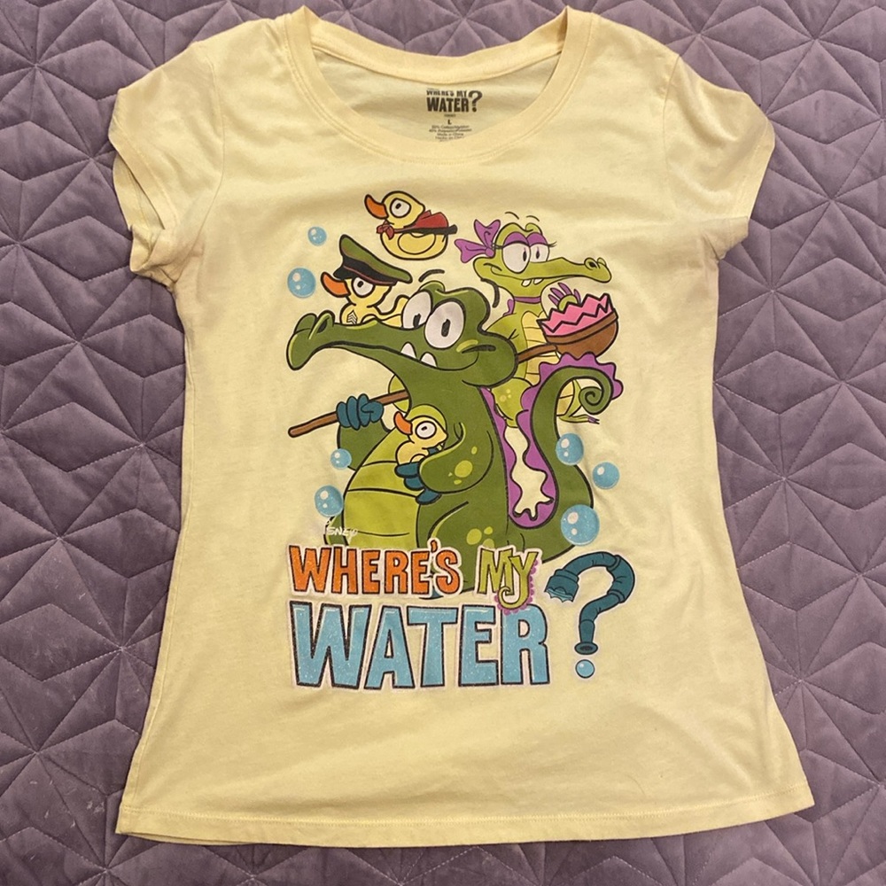 Disney Where’s my Water tee shirt, size L